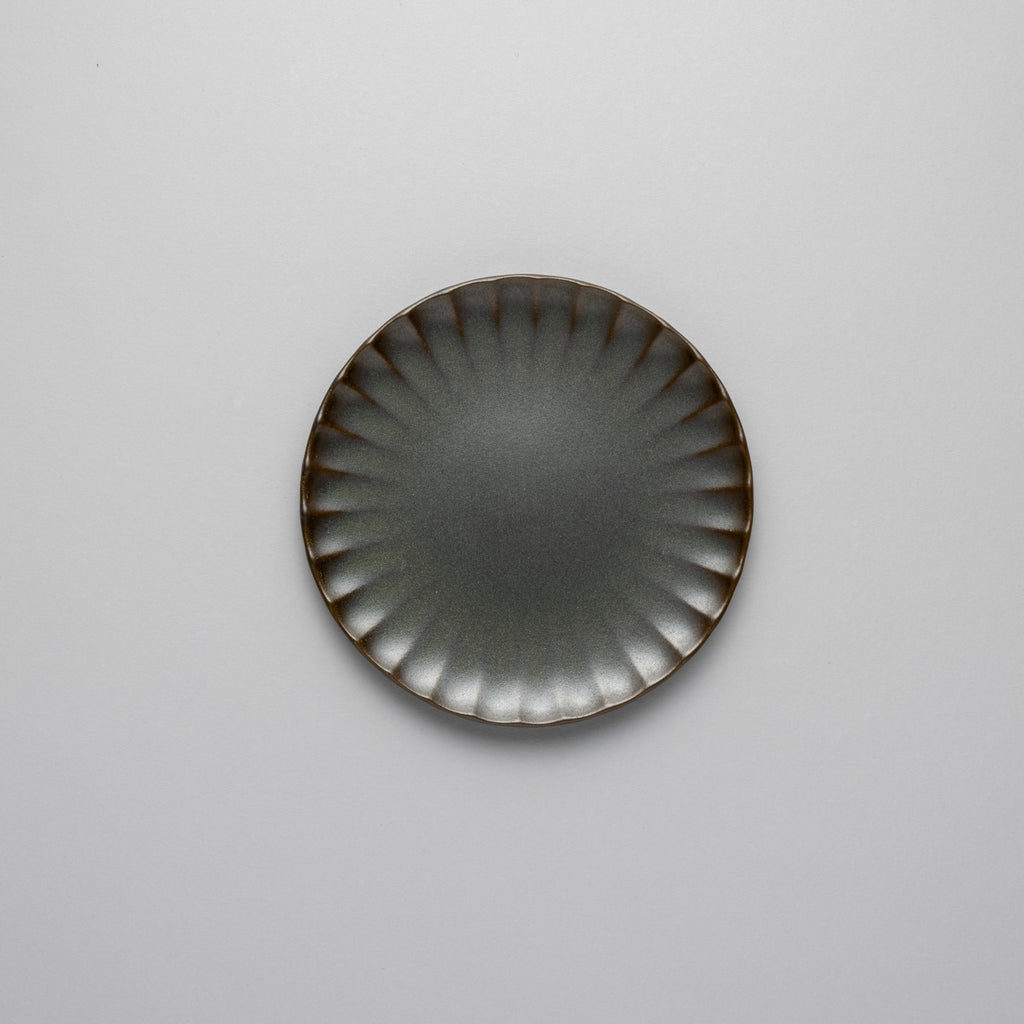 Inku XS Green Plate, 14cm x 14cm x H1.7cm, Design by Sergio Herman