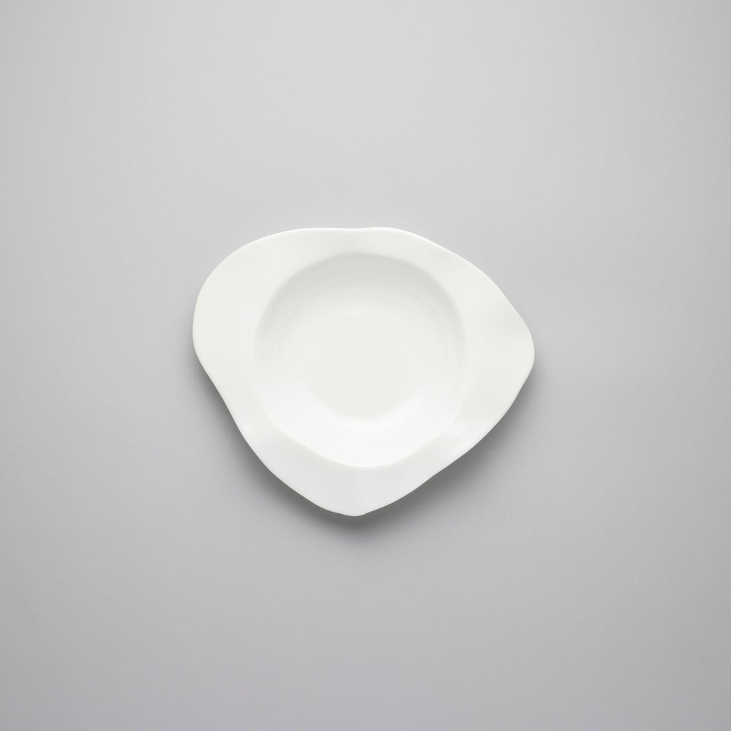 Heaven Soup Plate, 22cm x 19cm x H3cm, Design by Roos Van de Velde