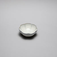 Inku Ribbed Bowl, White, 13cm x 13cm x H5cm, Design by Sergio Herman