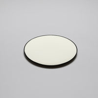 Plate, 17.5cm, Dé Off-White/Black VAR 1, Ann Demeulemeester