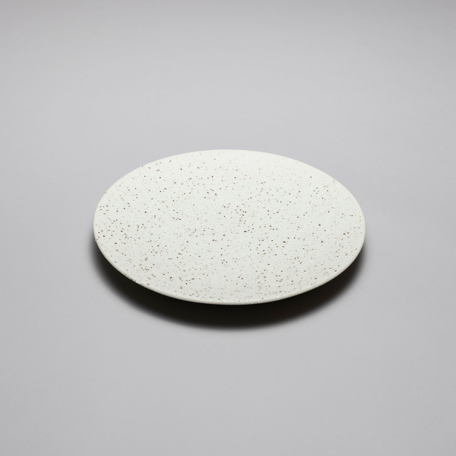 Meteor White Sand Plate, 24cm x H2.4cm