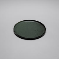 Kokuteki Short Rim Plate, 22.9cm x H1.7cm
