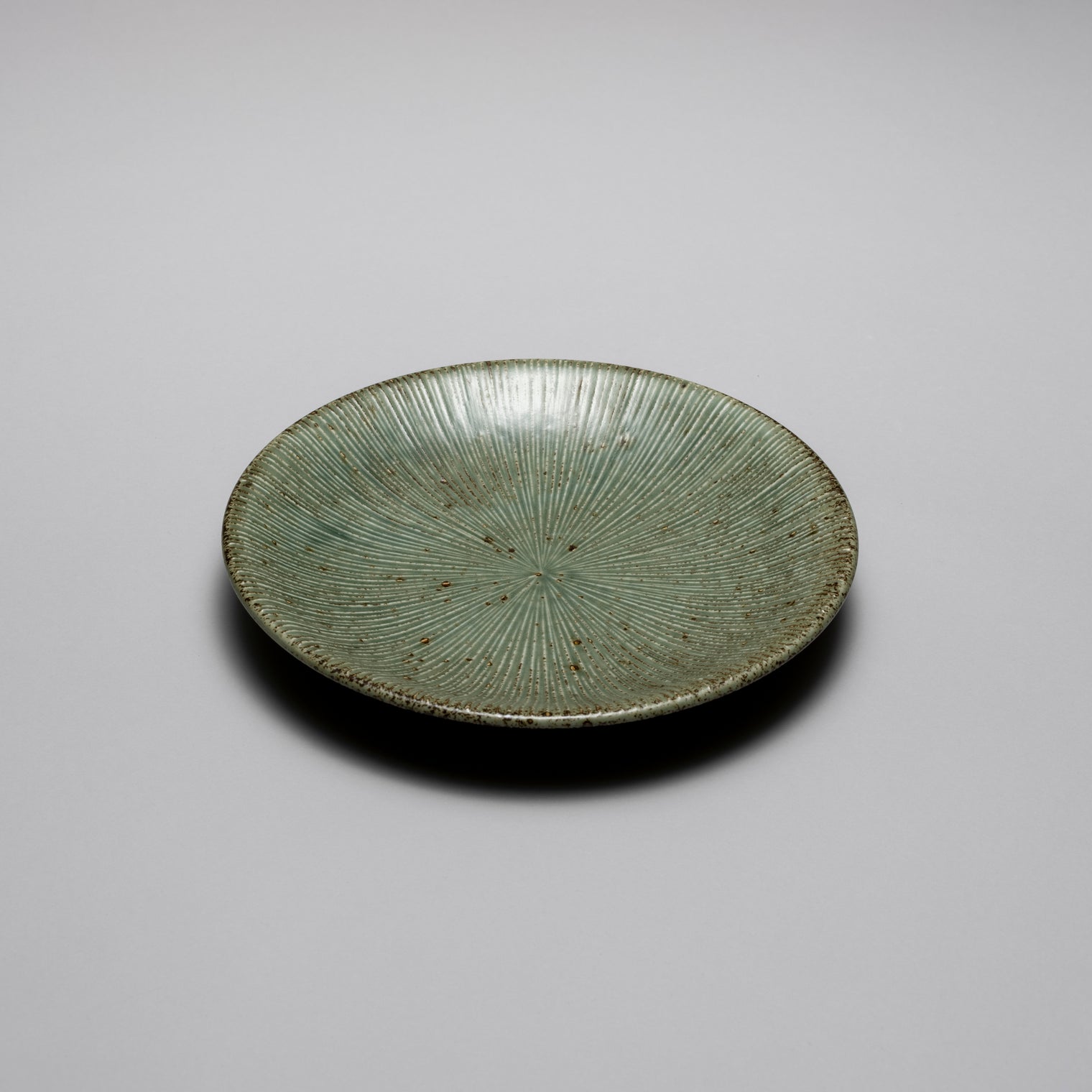 Wabi Uguisu Plate, 23.7cm x 3.4cm