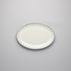 Oval Plate, White, L25cm x W17.5cm x H1.7cm, Design by Sergio Herman