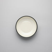 Soup Bowl, 15.5cm x 4.2cm, Dé Off-White/Black VAR B, Design by Ann Demeulemeester