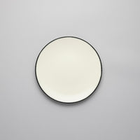 Plate, 17.5cm, Dé Off-White/Black VAR 1, Ann Demeulemeester