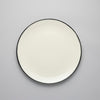 Dinner Plate, 24cm, Dé Off-White/Black VAR 1, Design by Ann Demeulemeester