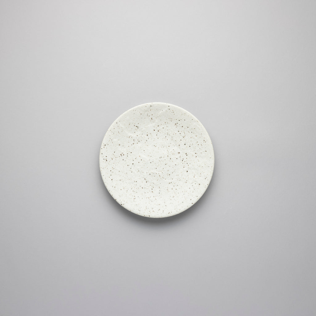 Meteor White Sand Plate, 17.2cm x H1.9cm