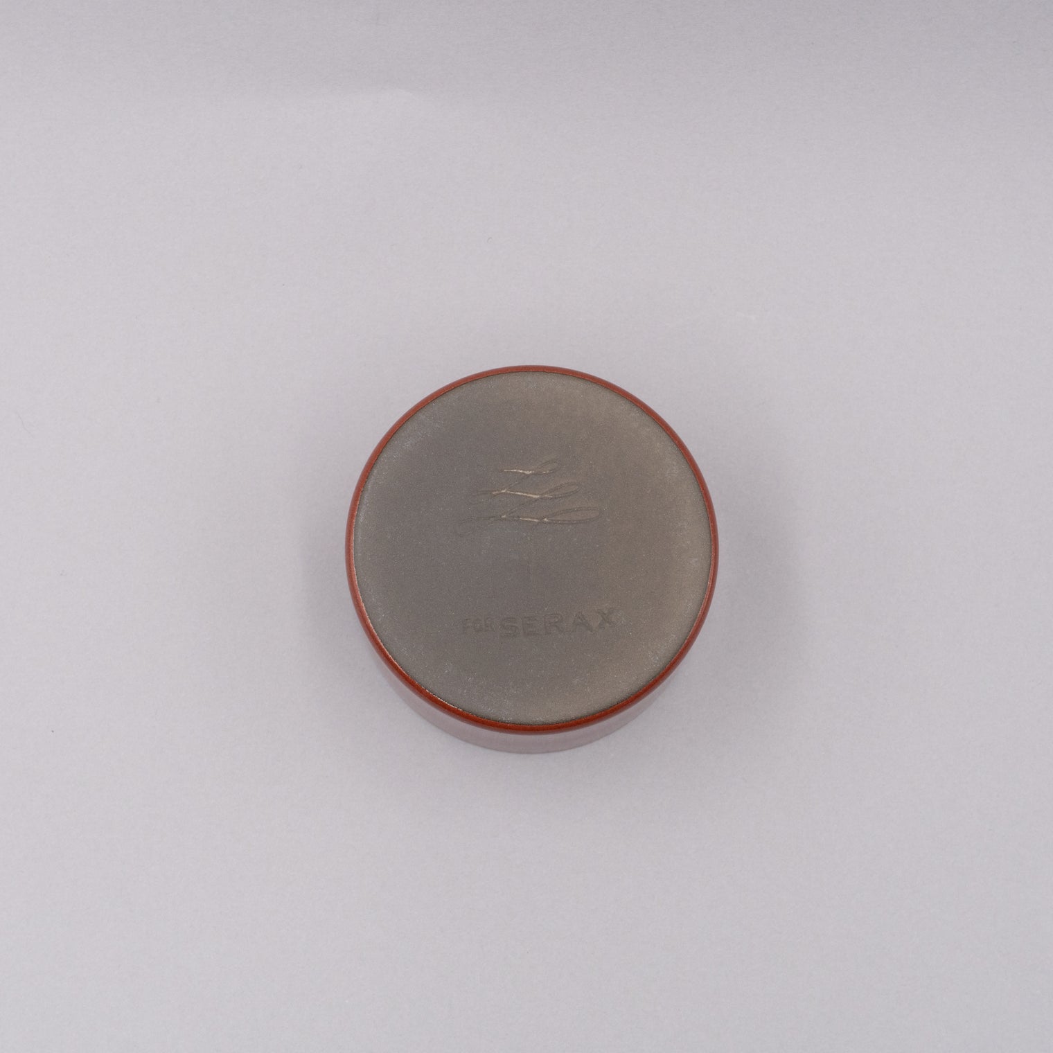 Goblet Cylinder Low, Rust/Dark Blue, 7.5cm x 5cm, Design by Anita Le Grelle