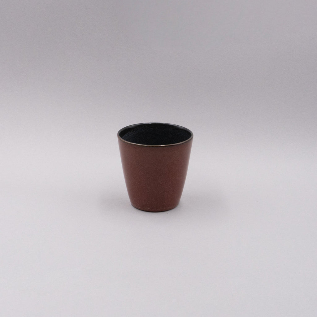 Goblet Conic S, Rust/Dark Blue, 7cm x 7.5cm, Design by Anita Le Grelle