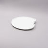 Bisque White AT Plate, 20cm x 18cm x H1cm, Design by Moriyama