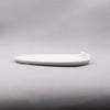 Bisque White AT Plate, 26cm x 23cm x H1cm, Design by Moriyama