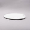 Bisque White AT Plate, 26cm x 23cm x H1cm, Design by Moriyama