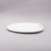 Bisque White AT Plate, 26cm x 23cm x H1cm, Design by Moriyama