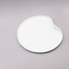 Bisque White AT Plate, 26cm x 23cm x H1cm, Design by Moriyama