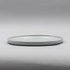 Clarisse Gray Short Rim Plate, 19cm