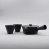Sencha Kyusu Teapot Set with 2 cups, Black, 320ml
