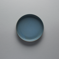 Grage Blue Spume Rim Plate 16cm, 16cm x 3.5cm