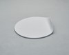 Bisque White Fold Plate L, 21cm x 21cm x H1cm, Moriyama