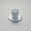 Bisque White Fold Plate S, 10.5cm x 11.5cm x H2.5cm, Moriyama