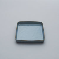 Square Plate, Smokey Blue, 18cm x 18cm x 2.4cm, Design by Anita Le Grelle