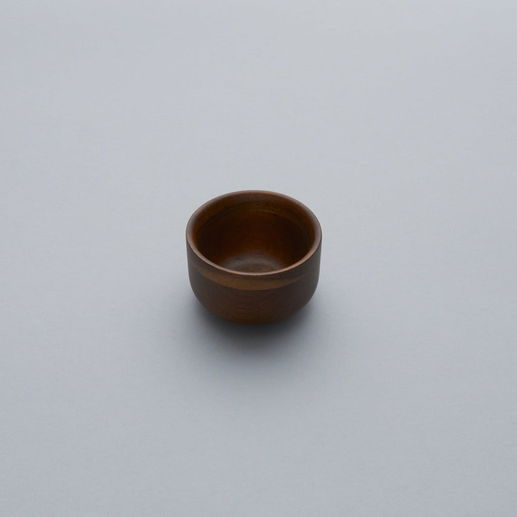 Collage Acacia Wood Tea Cup, 8.5cm x 5.8cm 150ml, Design by Utilise.Objects