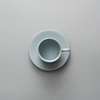 Storia Shavy Blue Stack Cup and Saucer Set, Cup 235ml