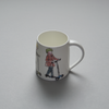 Kids On Scooters Mug, by Helen Beard